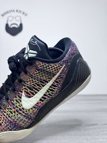 Size 10.5 - Nike ID Kobe 9 Mamba Moment Multicolor White Black 677992-995 - Picture 8 of 15