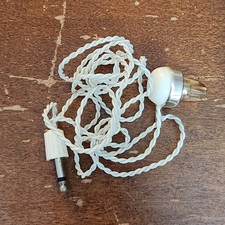 Vintage Earbud Mono Transistor Earpiece with Case Tested And Working Japan Made