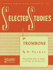 Selected Studies: For Trombone (English) Paperback Book