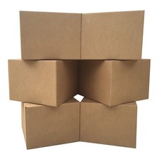 Large Moving Boxes 20'' x 20'' x 15'' Pack of 6 , Corrugated Cardboad Boxes ...