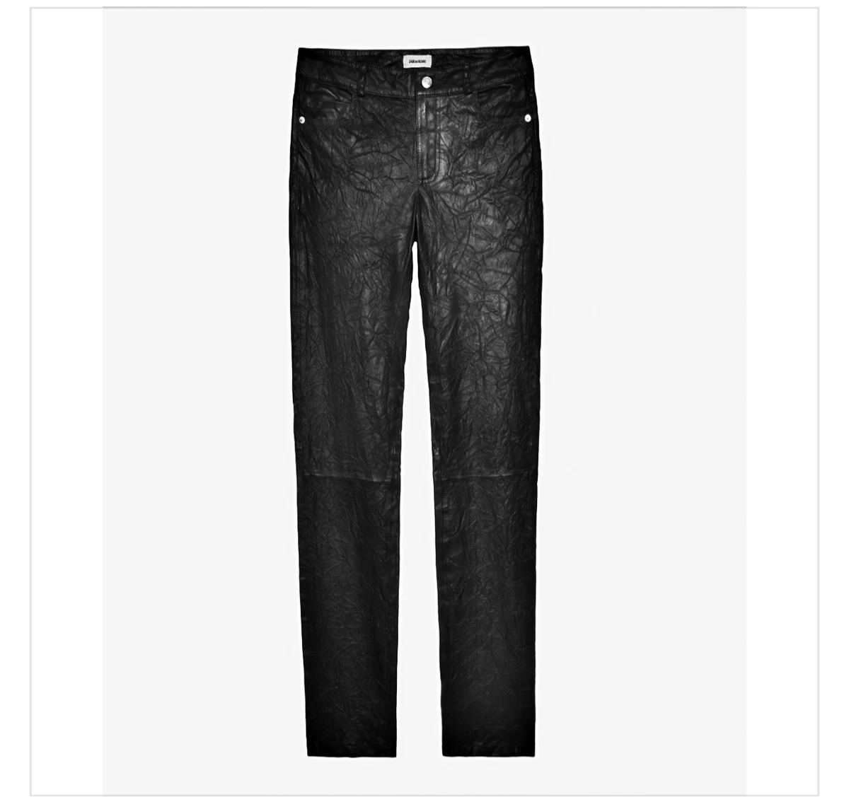 Leather Zadig & Voltaire Regular Size Pants for Women for sale | eBay