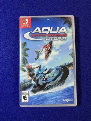 Aqua Moto Racing Utopia (Nintendo Switch, 2018) CIB Tested Working