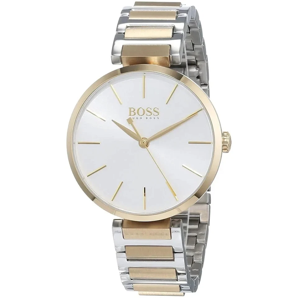 Reloj Mujer Hugo Boss Oro Rosa y Plata 1502417 | Madreperla y Diamante Foto 2 de 4