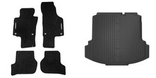 Frogum Fußmattensatz Autoteppich + Kofferraumwanne für VW Jetta III 1K2