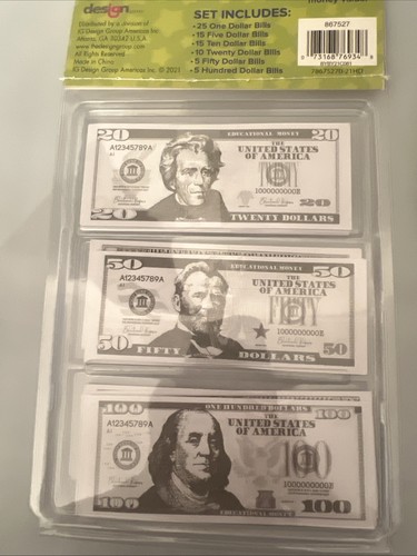 U.S. Currency Play Money Coins & Bills Educational (75 Bills & 101 Coins) 3+ NEW - Picture 5 of 10