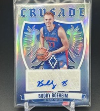 2023-24 Panini Phoenix Buddy Boeheim Crusade Signatures Auto #CS-BBD Pistons RC