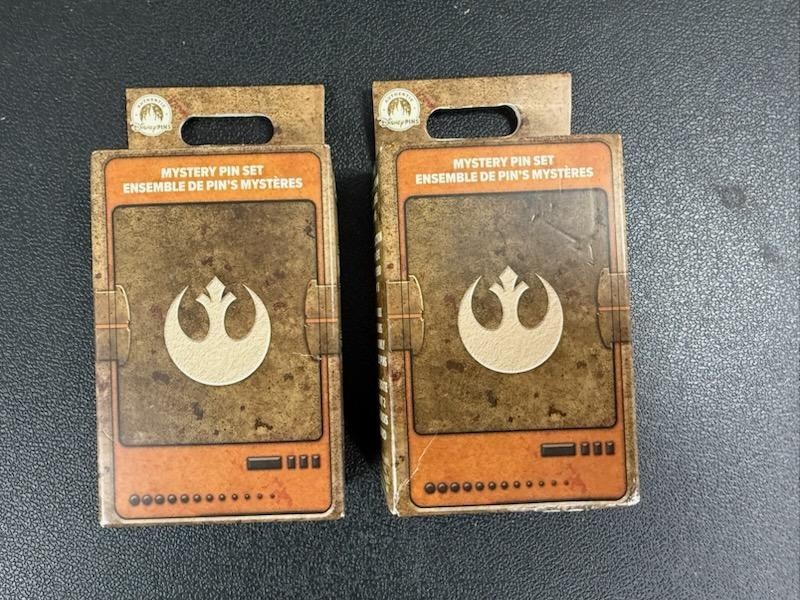 Disney Parks Trading Pins Star Wars Galaxy's Edge 2 Pin Mystery Box Set Of 2