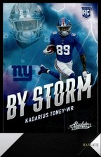 2021 Panini Absolute #BST-10 Kadarius Toney By Storm New York Giants
