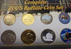 Lot 8 2005 Buffalo Set in Flat holder COA