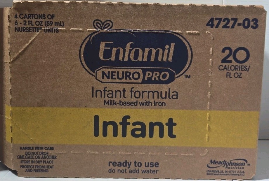 Enfamil Neuro Pro Infant Formula Ready to Feed 2 fl oz Case of 24, EXP 10/1/26