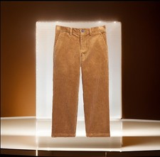 Boys NWT Polo Ralph Lauren Pants Corduroy Golden Tone Brown 6