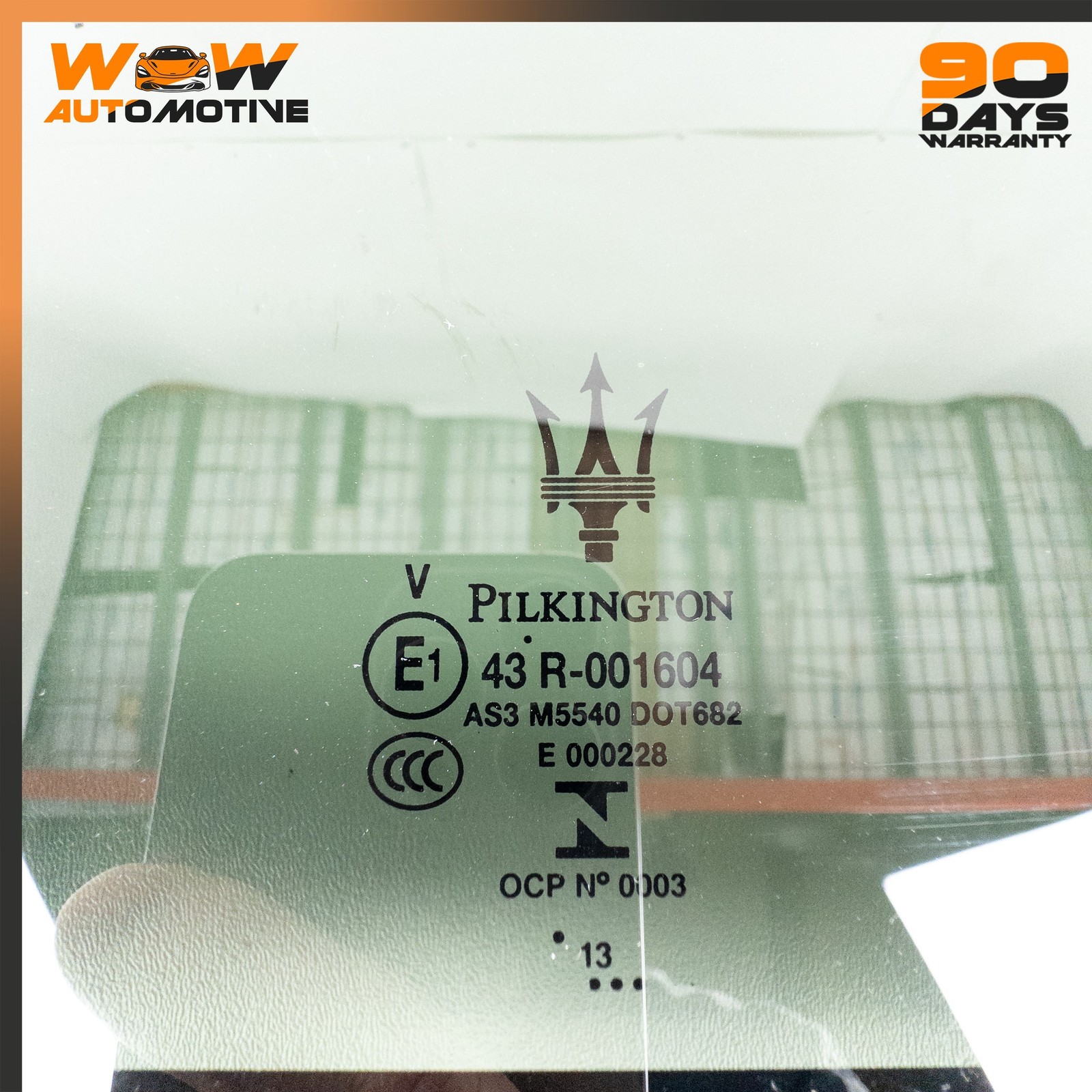 13-19 MASERATI QUATTROPORTE GTS GHIBLI UPPER SUNROOF GLASS WINDOW PANEL OEM