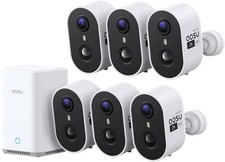 Security Cameras Outdoor Wireless, 6Cam Kit, Solar Powered, True 2K HD
