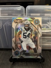 2024 Panini Select - Club Level Shaq Thompson #293 Silver Prizm Die-Cut