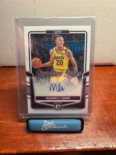 2024-25 Panini Donruss Optic - Signature Series Maxwell Lewis, Maxwell Lewis...