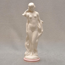 Luneville Frankreich wunderschöne Jugendstil Art Noveau Figur Akt, nach dem Bade