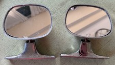 Vintage Roberk 2500 Chrome Side View Mirror Pair Vintage Roberk 2500 Chrome Side View Mirror Pair