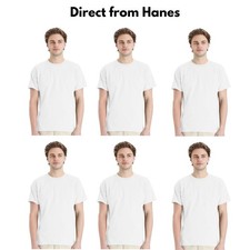 Hanes 6-Pack Pocket Tee Men's T-Shirt Soft and Breathable