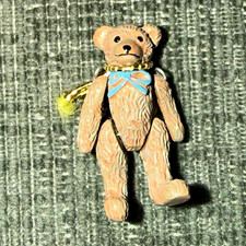 Hantel Scruffy Bear pewter Miniature Figure