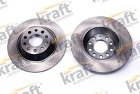 2X Kraft Automotive 6050208 Bremsscheibe FüR Audi