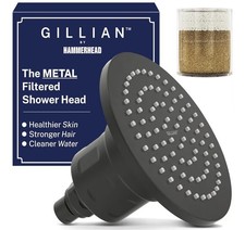 Gillian™Metal Filter Shower Head High Pressure KDF-55 For Healthier Skin & Hair 