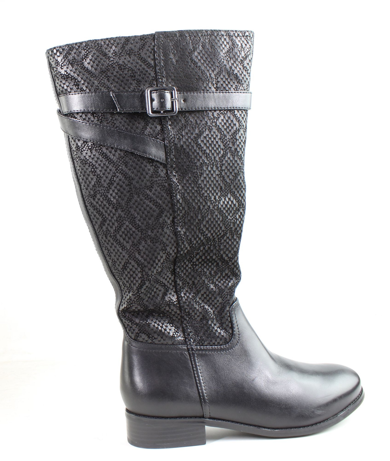 Trotters Womens Lyra Black Riding Boots Size 6.5 (2E) (1602084)