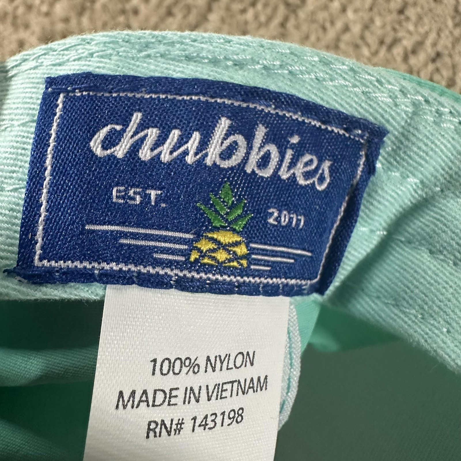 Chubbies Hat Cap Snap Back Parrot Patch Nylon Wee… - image 9