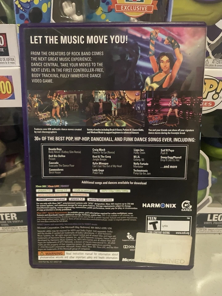 Dance Central Xbox 360 Kinect Complete In Box CIB - Image 2 of 3