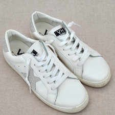 Vintage Havana Carla White Pearls Women's Shoes Sneakers Size 8