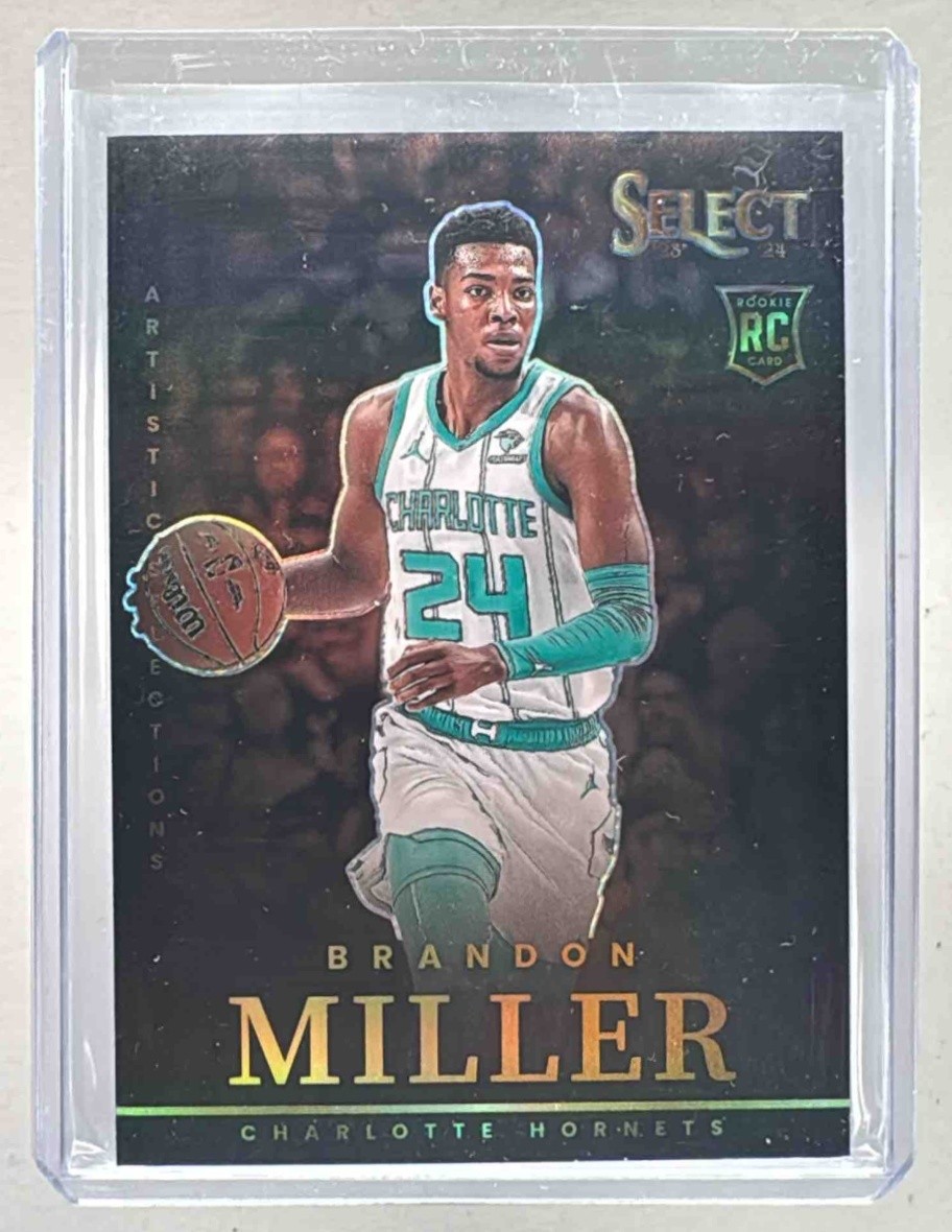 Brandon Miller 2023 Panini Select #5 Artistic Selections Rookie RC