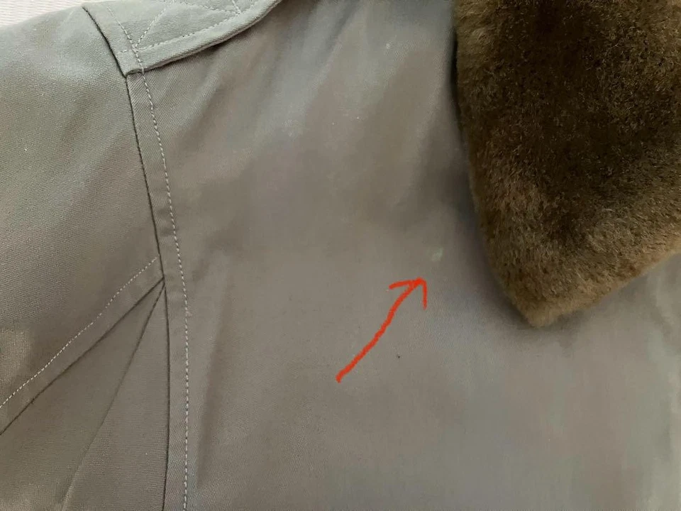 BUZZ RICKSON'S B-10 飞行军用夹克尺寸 40 卡其色苔藓绿色徽章 — 第 4/4 张图片