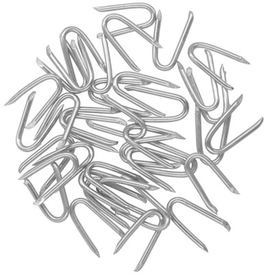 Grapas cerca acero galvanizado 200pcs forma U para malla y alambre resistente