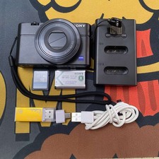 Sony RX100 I 20.2 MP 3.6 x Compact Digital Camera w/Charger Card Battery
