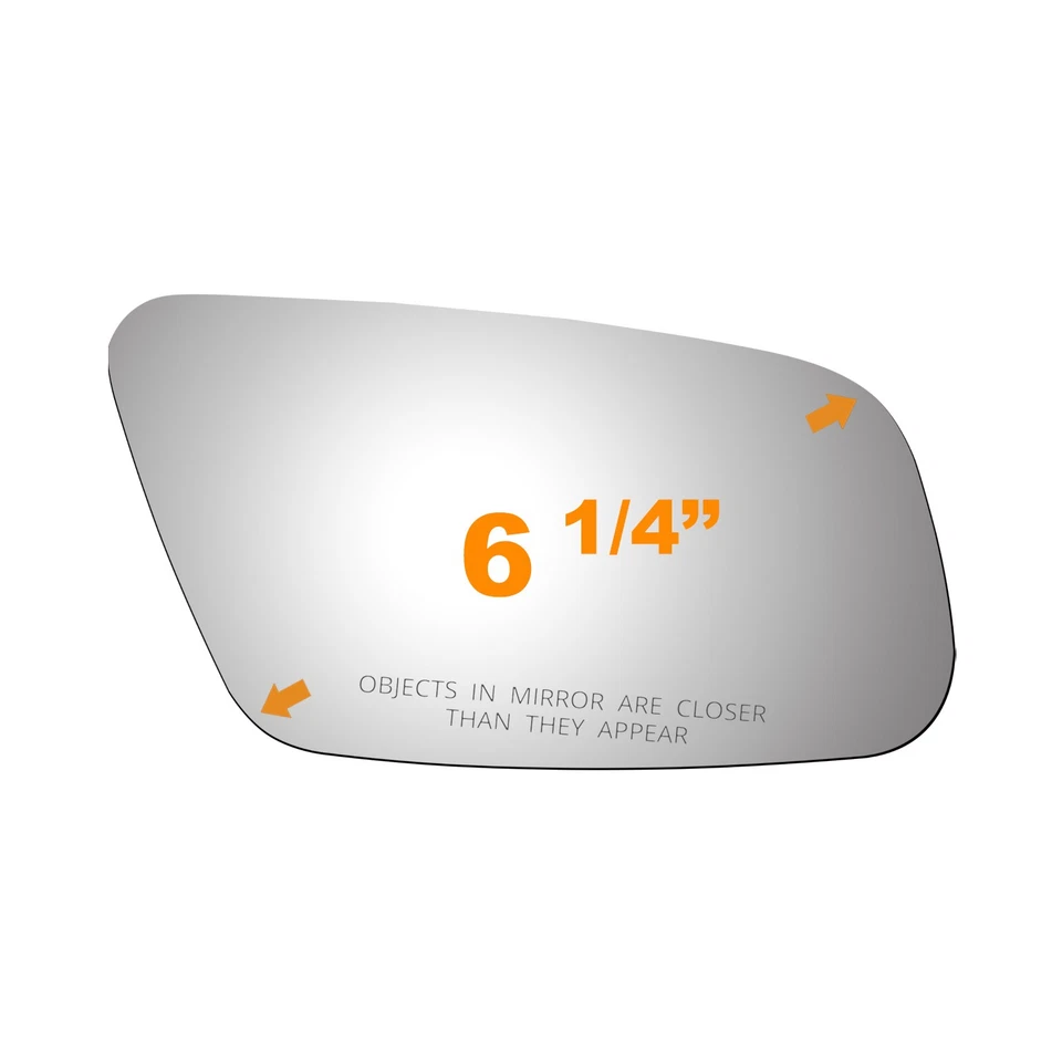 Reemplazo de cristal del espejo retrovisor para Audi A4 A6 A8 Quattro 2000 2001 lado derecho convexo 5361 Foto 2 de 4