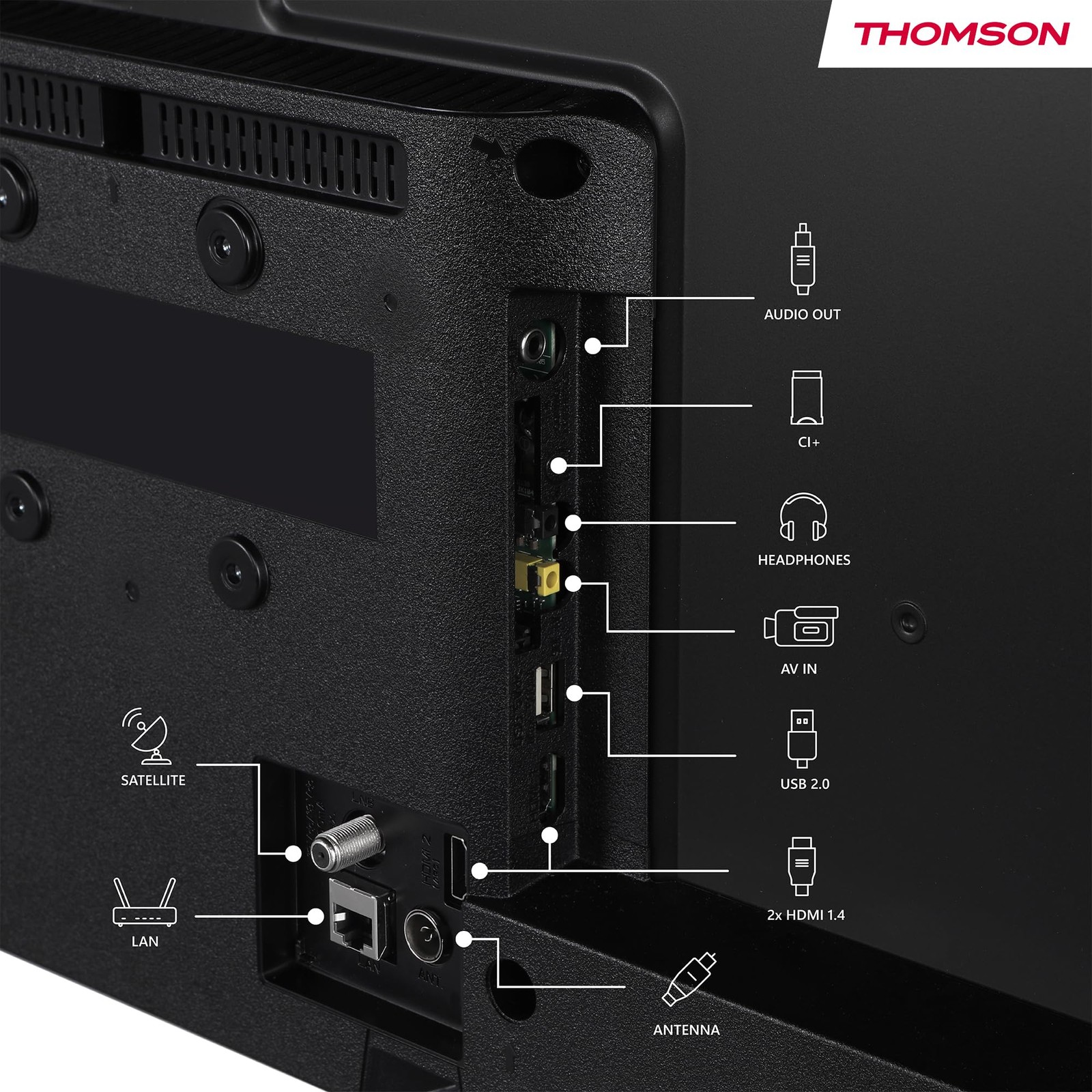 Televisore Thomson 32 Pollici HD Smart con Alexa foto 3