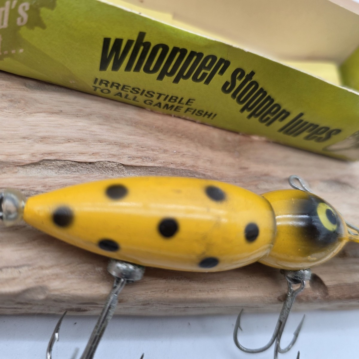 ヴィンテージルアーwhopper stopper c1947 4786-204 Vintage WHOPPER STOPPER HELLBENDER FISHING LURE | eBay