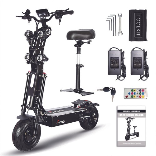 Folding Electric Scooter for Adult 800W/6000W/8000W Motor 48V 60V 15AH/38AH/50AH - Picture 3 of 28