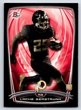 2014 Bowman 44 Lache Seastrunk Rookies Black   Washington Redskins Football Card