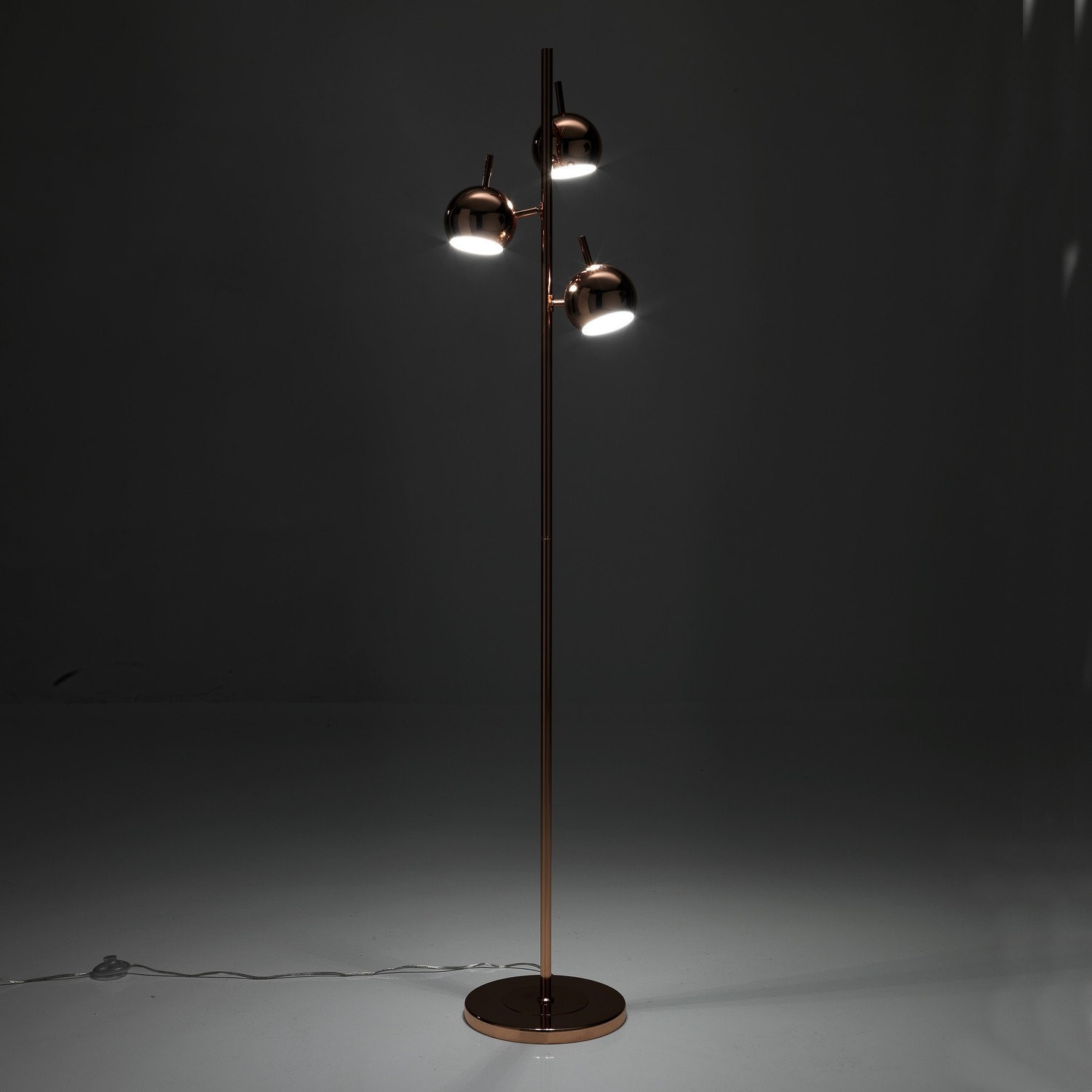 Tomasucci lampada da terra globe copper foto 2