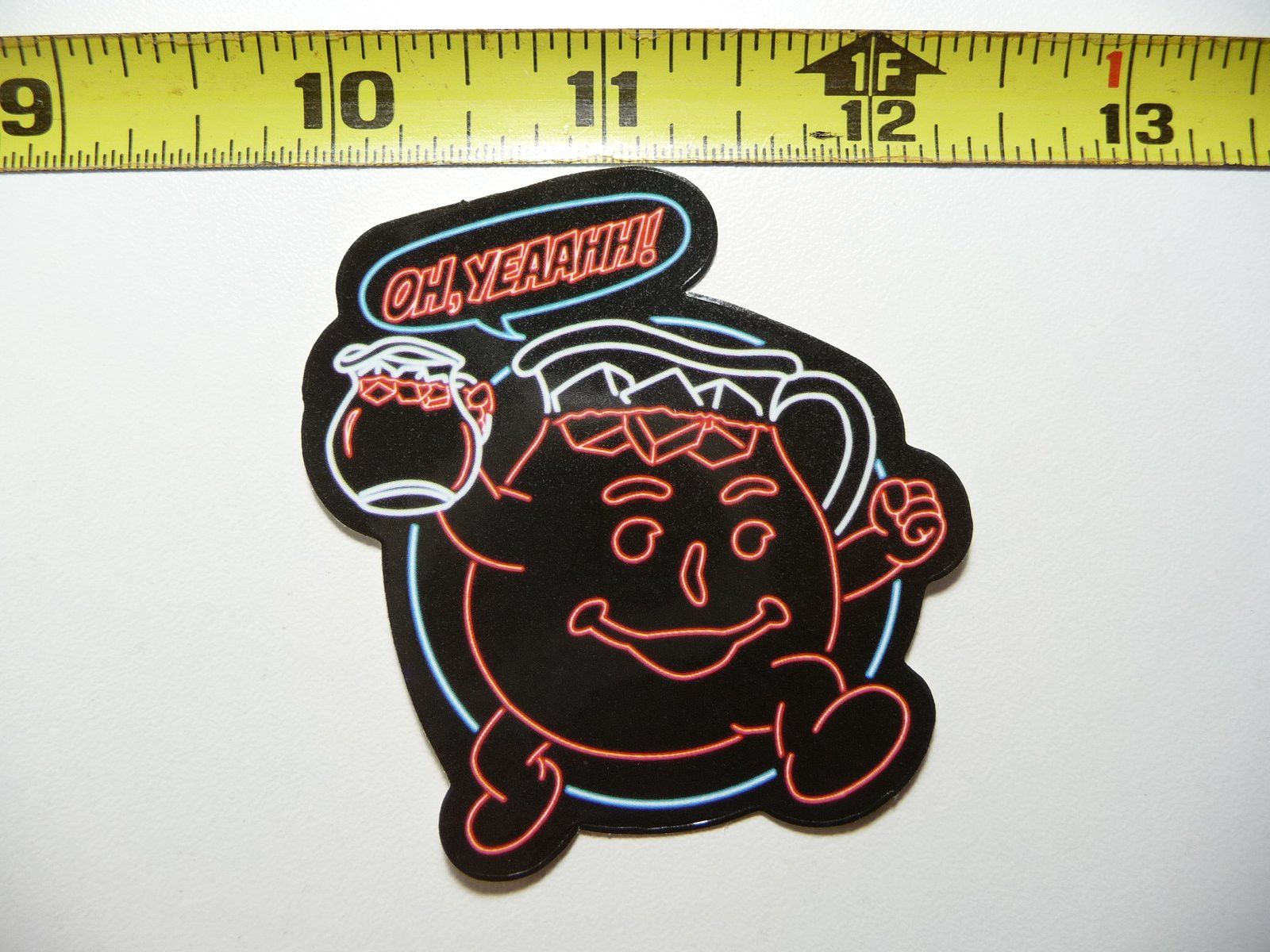 Kids Neon Powdered Drink Sticker Decal Colorful Fun Design