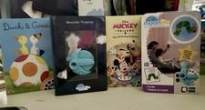 Moonlite Projector with Mickey Mouse, Duck  Goose, Hungry Caterpillar Reels