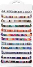 12PCS Friendship String Bracelets Set for Teens and Adults, Boho Beach Style