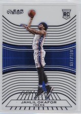 2015 Clear Vision Rookies Blue 45/149 Jahlil Okafor (White Jersey Variation) fm0
