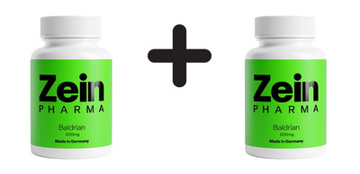 2 x Zein Pharma Valerian, 500mg - 90 caps (205,50 EUR/kg)