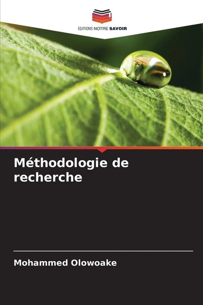 Mohammed Olowoake | MéThodologie De Recherche | Taschenbuch | FranzöSisch (2025)-image