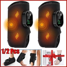 Electric Foot Ankle Massager Relieve Ankle Pain 6 Heat Levels, 3 Vibration Modes