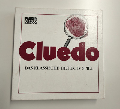 Cluedo Das Detektiv Spiel Parker Ausgabe 1982  1987 quadratisch