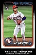 2024 Topps Update Trey Lipscomb #US143 Washington Nationals Rookie MLB Baseball 