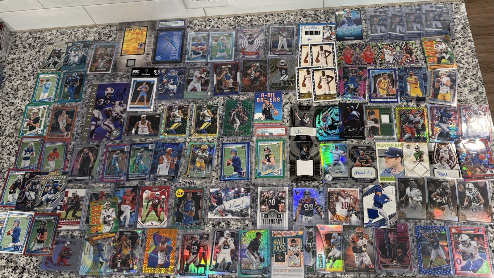Premium Level Sports Card Collection Auto RC Patch Lot PSA Graded 1/1 🔥Shai & Stafford MVP Chromes - OJ COA Auto - Wembanyama