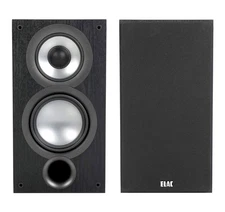 ELAC UB52 Black (Pr.) Bookshelf Speakers (Open Box) Box Damage